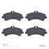 1551-1318-00 by DYNAMIC FRICTION COMPANY - 5000 Advanced Brake Pads - Semi Metallic