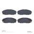 1310-1814-00 by DYNAMIC FRICTION COMPANY - 3000 Ceramic Brake Pads