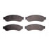 1551-1334-00 by DYNAMIC FRICTION COMPANY - 5000 Advanced Brake Pads - Semi Metallic