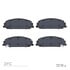 1551-1351-00 by DYNAMIC FRICTION COMPANY - 5000 Advanced Brake Pads - Ceramic