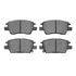 1310-1844-00 by DYNAMIC FRICTION COMPANY - 3000 Ceramic Brake Pads