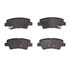 1310-1848-00 by DYNAMIC FRICTION COMPANY - 3000 Ceramic Brake Pads