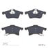 1551-1361-00 by DYNAMIC FRICTION COMPANY - 5000 Advanced Brake Pads - Ceramic