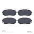 1310-1855-00 by DYNAMIC FRICTION COMPANY - 3000 Ceramic Brake Pads