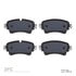 1310-1898-00 by DYNAMIC FRICTION COMPANY - 3000 Ceramic Brake Pads