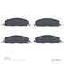 1551-1400-00 by DYNAMIC FRICTION COMPANY - 5000 Advanced Brake Pads - Semi Metallic