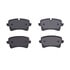 1551-1547-10 by DYNAMIC FRICTION COMPANY - 5000 Advanced Brake Pads - Low Metallic