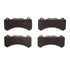 1310-2143-00 by DYNAMIC FRICTION COMPANY - DFC 3000 Ceramic Brake Pads