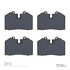 1600-0608-00 by DYNAMIC FRICTION COMPANY - 5000 Euro Ceramic Brake Pads