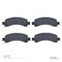 1311-0974-10 by DYNAMIC FRICTION COMPANY - 3000 Semi-Metallic Brake Pads