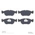 1600-0618-00 by DYNAMIC FRICTION COMPANY - 5000 Euro Ceramic Brake Pads