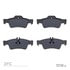 1311-0986-00 by DYNAMIC FRICTION COMPANY - 3000 Semi-Metallic Brake Pads