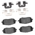 1115-1180-01 by DYNAMIC FRICTION COMPANY - Active Perform Pads and Hardware Kit