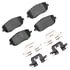 1115-1180-01 by DYNAMIC FRICTION COMPANY - Active Perform Pads and Hardware Kit