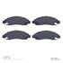 1311-1039-00 by DYNAMIC FRICTION COMPANY - 3000 Semi-Metallic Brake Pads