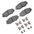 1115-1210-01 by DYNAMIC FRICTION COMPANY - Active Perform Pads and Hardware Kit