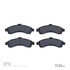 1600-0882-00 by DYNAMIC FRICTION COMPANY - 5000 Euro Ceramic Brake Pads