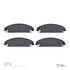 1311-1058-00 by DYNAMIC FRICTION COMPANY - 3000 Semi-Metallic Brake Pads