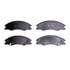 1311-1074-00 by DYNAMIC FRICTION COMPANY - 3000 Semi-Metallic Brake Pads