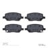 1311-1093-00 by DYNAMIC FRICTION COMPANY - 3000 Semi-Metallic Brake Pads