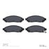 1311-1094-00 by DYNAMIC FRICTION COMPANY - 3000 Semi-Metallic Brake Pads