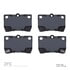 1311-1113-00 by DYNAMIC FRICTION COMPANY - 3000 Semi-Metallic Brake Pads