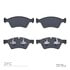 1311-1123-00 by DYNAMIC FRICTION COMPANY - 3000 Semi-Metallic Brake Pads