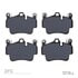 1311-1135-00 by DYNAMIC FRICTION COMPANY - 3000 Semi-Metallic Brake Pads