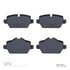 1600-1226-00 by DYNAMIC FRICTION COMPANY - 5000 Euro Ceramic Brake Pads