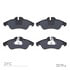 1311-1177-00 by DYNAMIC FRICTION COMPANY - 3000 Semi-Metallic Brake Pads