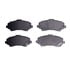 1600-1273-00 by DYNAMIC FRICTION COMPANY - 5000 Euro Ceramic Brake Pads