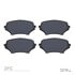 1311-1179-00 by DYNAMIC FRICTION COMPANY - 3000 Semi-Metallic Brake Pads