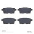 1311-1259-00 by DYNAMIC FRICTION COMPANY - 3000 Semi-Metallic Brake Pads