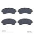 1311-1268-00 by DYNAMIC FRICTION COMPANY - 3000 Semi-Metallic Brake Pads