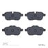 1600-1433-00 by DYNAMIC FRICTION COMPANY - 5000 Euro Ceramic Brake Pads