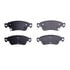 1311-1287-00 by DYNAMIC FRICTION COMPANY - 3000 Semi-Metallic Brake Pads