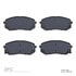 1311-1295-00 by DYNAMIC FRICTION COMPANY - 3000 Semi-Metallic Brake Pads