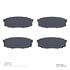 1311-1304-00 by DYNAMIC FRICTION COMPANY - 3000 Semi-Metallic Brake Pads