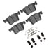 1115-1561-01 by DYNAMIC FRICTION COMPANY - Active Perform Pads and Hardware Kit