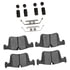 1115-1561-01 by DYNAMIC FRICTION COMPANY - Active Perform Pads and Hardware Kit
