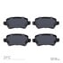 1311-1362-00 by DYNAMIC FRICTION COMPANY - 3000 Semi-Metallic Brake Pads