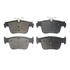 1600-2433-00 by DYNAMIC FRICTION COMPANY - Disc Brake Pad Set - 5000 Euro Ceramic Brake Pads