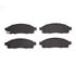 1311-1519-00 by DYNAMIC FRICTION COMPANY - 3000 Semi-Metallic Brake Pads