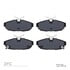 1311-1562-00 by DYNAMIC FRICTION COMPANY - 3000 Semi-Metallic Brake Pads