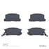 1311-0657-00 by DYNAMIC FRICTION COMPANY - 3000 Semi-Metallic Brake Pads