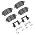 1115-0822-01 by DYNAMIC FRICTION COMPANY - Active Perform Pads and Hardware Kit