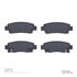 1311-0672-00 by DYNAMIC FRICTION COMPANY - 3000 Semi-Metallic Brake Pads