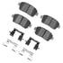 1115-0822-01 by DYNAMIC FRICTION COMPANY - Active Perform Pads and Hardware Kit