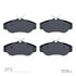 1311-0676-00 by DYNAMIC FRICTION COMPANY - 3000 Semi-Metallic Brake Pads