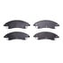 1552-1019-00 by DYNAMIC FRICTION COMPANY - 5000 Advanced Brake Pads - Ceramic